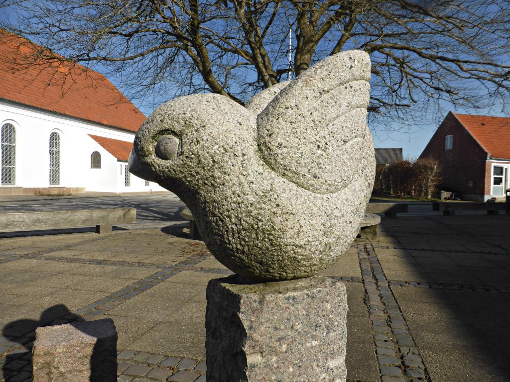 Stenfugl og skildpadde